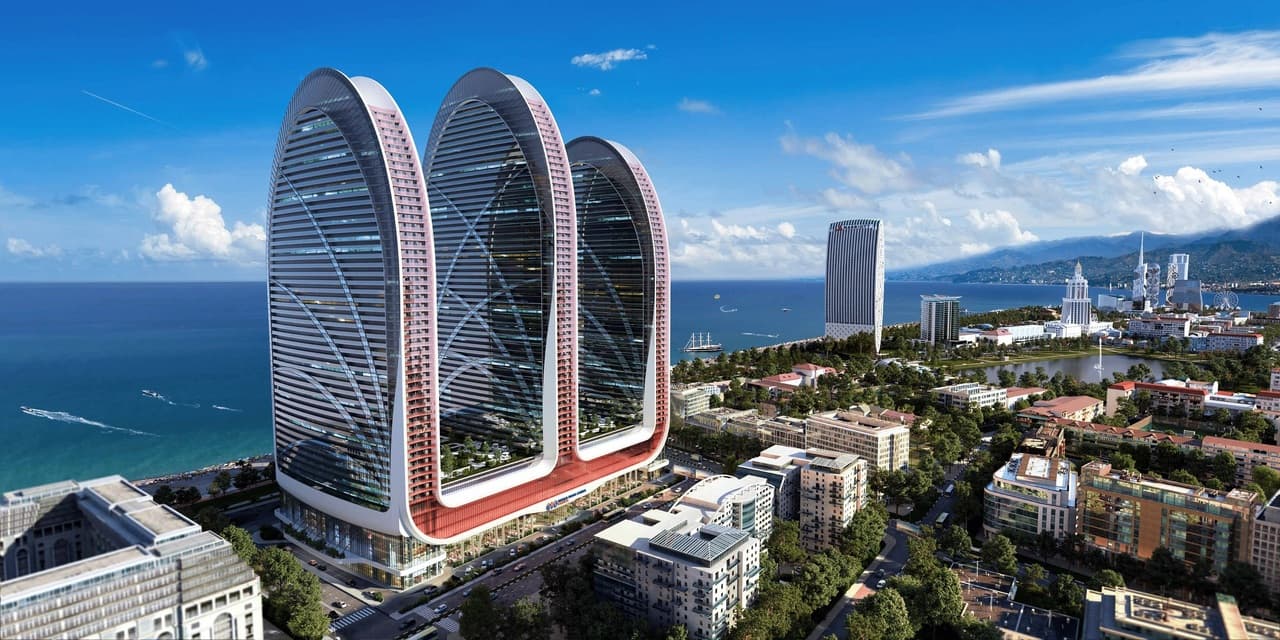 Alliance Centropolis, Seafront mixed-use tower in Batumi, Georgia